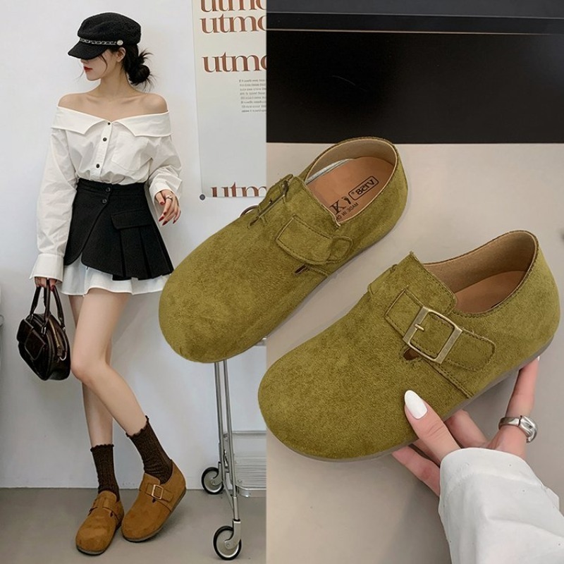 Womens Heels - Women Suede Closed Back Birken Shoes