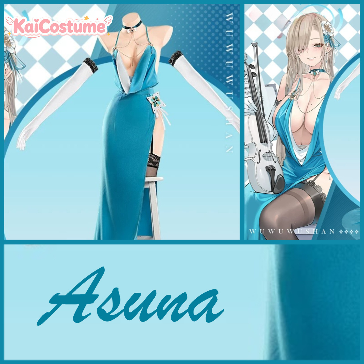 Blue Archive Asuna Evening Gow - Evening Gown recension och pris