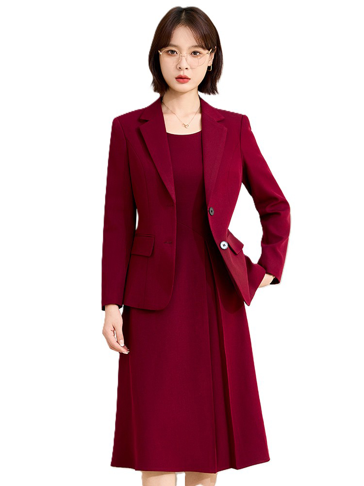 Red Gray Navy Office Ladies Sk - Women'S Red Formal Wear recension och pris