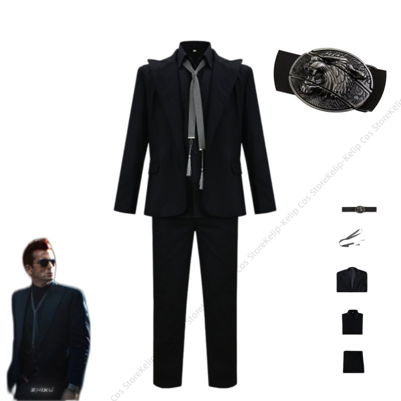 GO Crowley Cosplay Costume Bla - Womens Blazer recension och pris